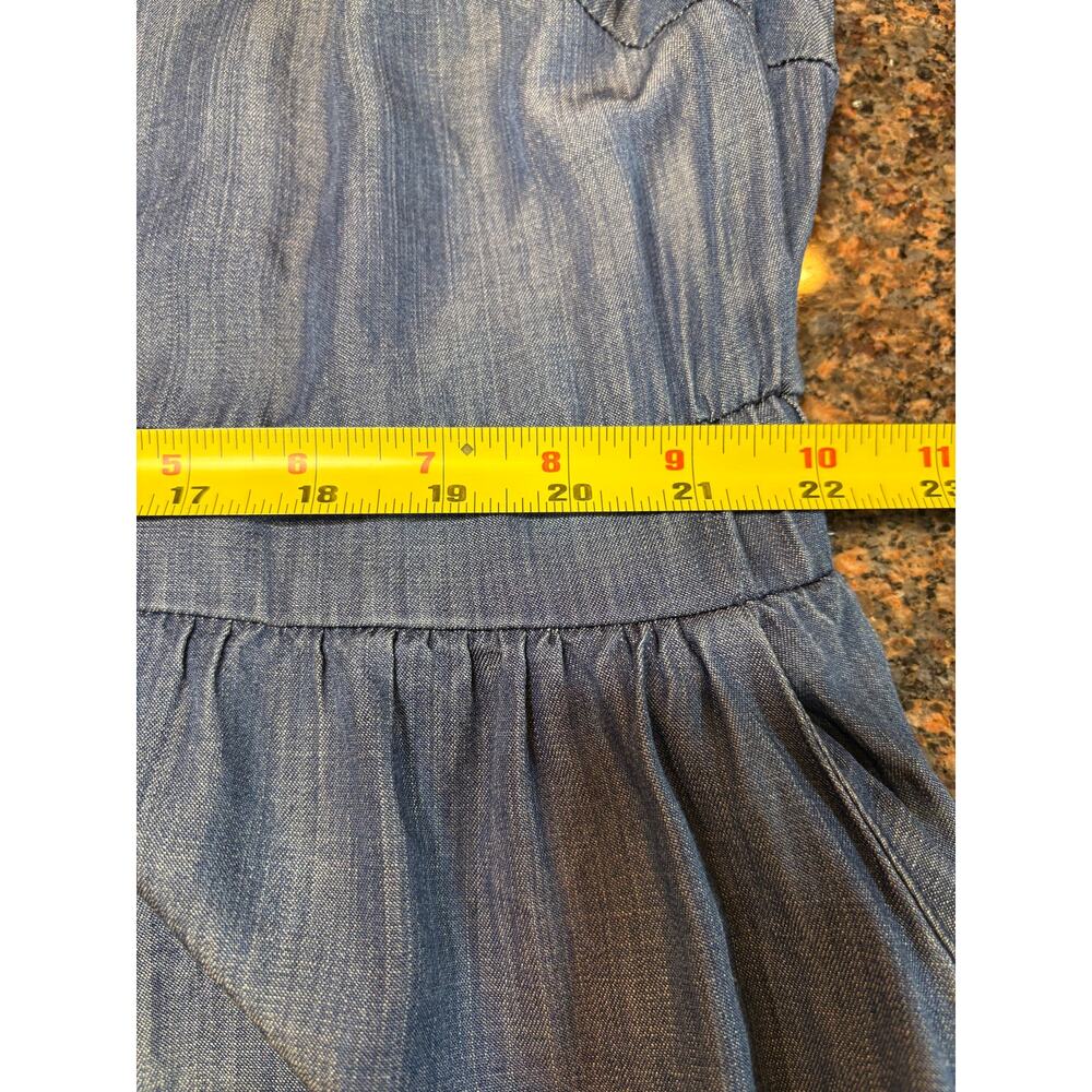 Standards & Practices Plus Size V-Neck A-Line Tencel Denim Maxi Dress Size 2X - Picture 8 of 16